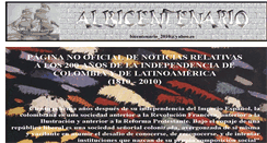 Desktop Screenshot of albicentenario.com